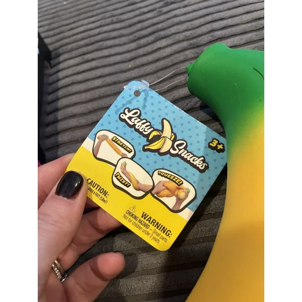 Squishy Banana And Cheese And Needohs Bundle of 5 With 11 Total Pieces New